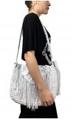 Bolso en Crochet Blanca