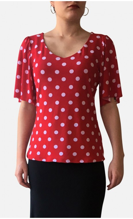 Grace Polka-dots Blouse