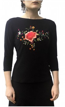 Andalucía Embroidered Top