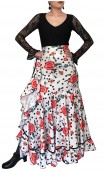 Falda Naju Estampada Extra Godet