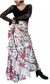 Naju Printed Long-Skirt Extra Godet