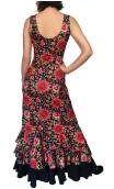 Penelope Flamenco Long-Dress 3 Ruffles