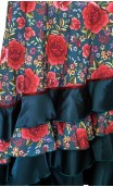 Vestido Flamenco Grace Floral 4 Babados
