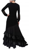 Grace Flamenco Long-Dress 4 Ruffles