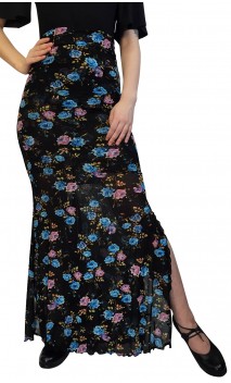Tulle Floral Lola Flamenco Skirt