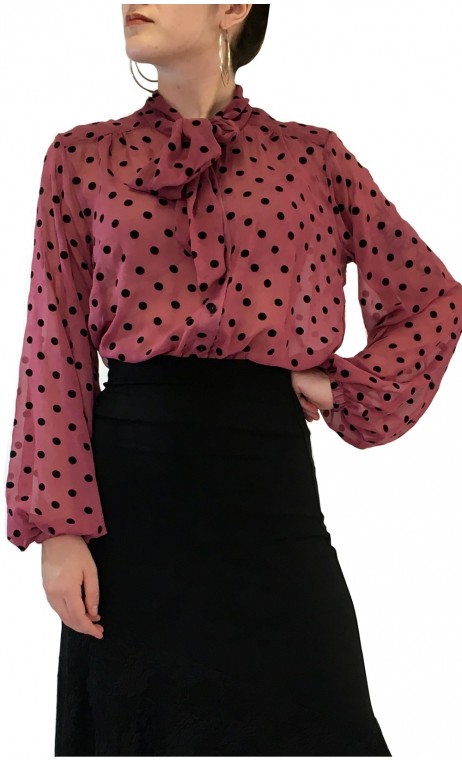 Camisa-Colant Carmela Chiffon Estampada