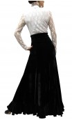 Guadalupe Velvet Long-Skirt