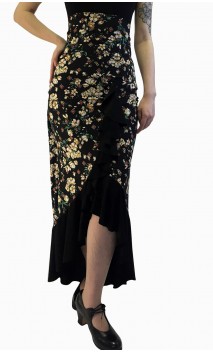 Agnes 1 Ruffle Printed Flamenco Skirt