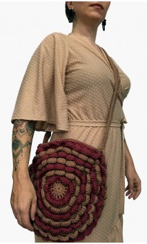 Bolso en Crochet Flor