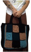 Colorful Crochet Square Bag