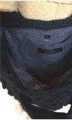 Bolsa de Crochet Azul Escuro