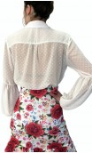 Camisa-Colant Flamenca Branca