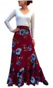 Antonella Wrap Over Flamenco Skirt