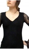 Erika Lace Top Long-sleeves