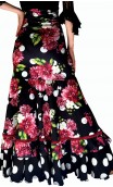 Angie Floral Flamenco Skirt
