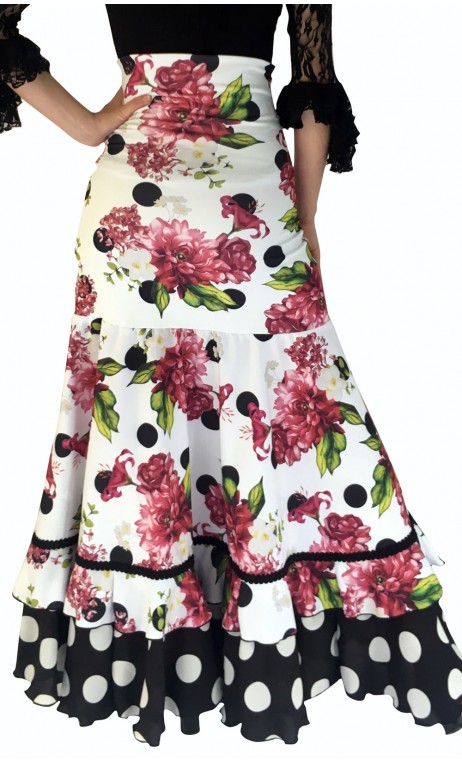 Falda Flamenco Angie Floral