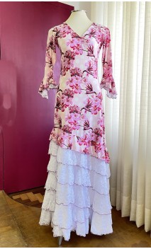Floral flamenco dress