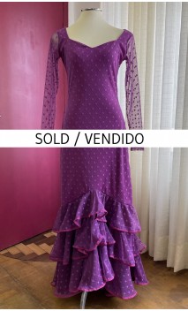 Light Purple Tulle Flamenco Dress