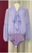 Lilac Flamenco Leotard-Shirt