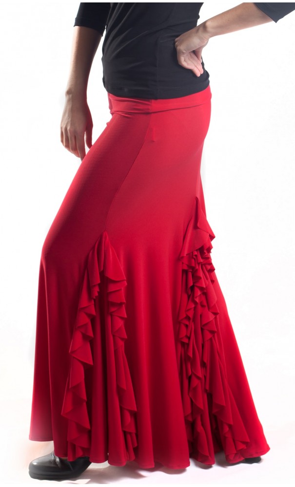 saia com varios babados