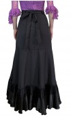 Antonella Wrap Over Flamenco Skirt w/Fringe