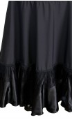 Antonella Wrap Over Flamenco Skirt w/Fringe