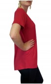Camiseta Vermelha c/Estampa Aplicada