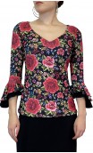 Blusa Stella Estampada c/ Manga 3/4